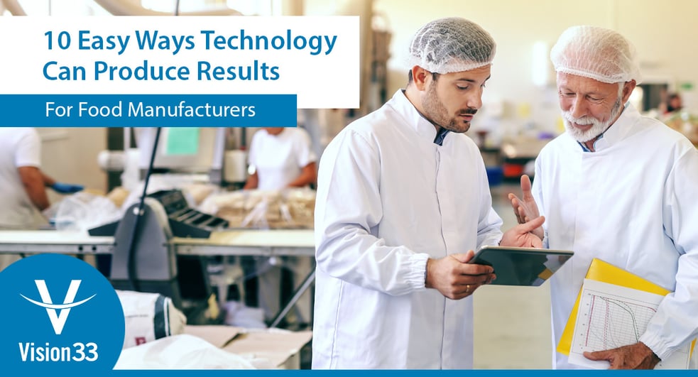 10 Easy Ways Technology Can Produce Results For Food Manufacturers